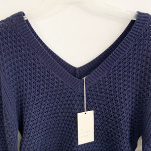 NWT A New Day V-Neck Knit Sweater Size S